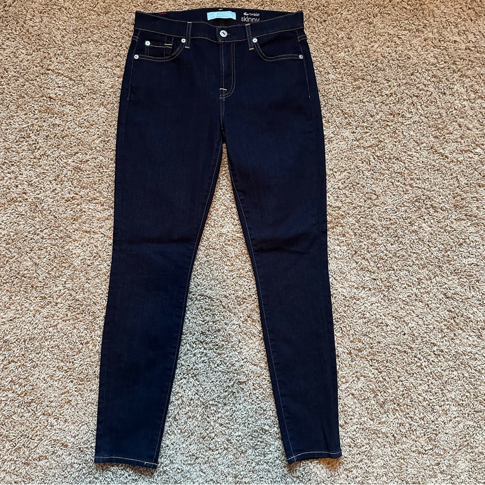 7 For All Mandkind b(air) the ankle skinny jeans